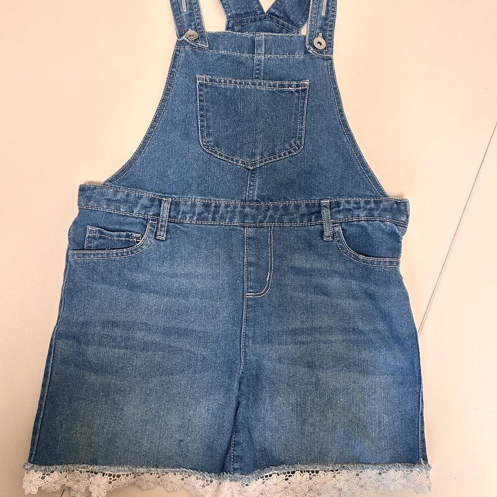 The Children's Place Girls Denim Shortall Overalls